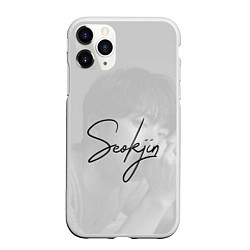 Чехол iPhone 11 Pro матовый BTS Kim SeokJin, цвет: 3D-белый