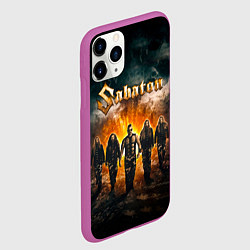 Чехол iPhone 11 Pro матовый Sabaton, цвет: 3D-фиолетовый — фото 2