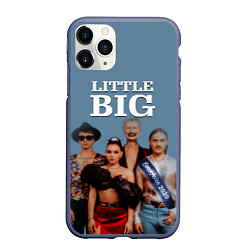 Чехол iPhone 11 Pro матовый Little Big, цвет: 3D-серый