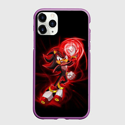Чехол iPhone 11 Pro матовый SHADOW, цвет: 3D-фиолетовый