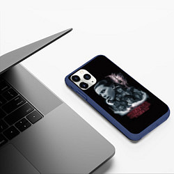 Чехол iPhone 11 Pro матовый Очень Странные Дела, цвет: 3D-тёмно-синий — фото 2
