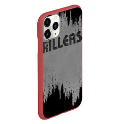 Чехол iPhone 11 Pro матовый The Killers Logo, цвет: 3D-красный — фото 2