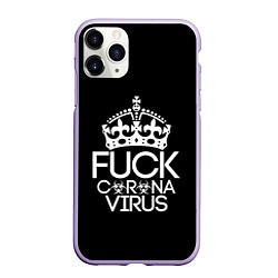 Чехол iPhone 11 Pro матовый F*ck coronavirus