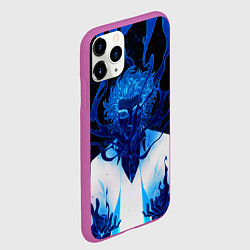 Чехол iPhone 11 Pro матовый РЕГЕНЕРАЦИЯ КАЛАЛЬДИ, цвет: 3D-фиолетовый — фото 2