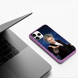 Чехол iPhone 11 Pro матовый LISTEN, цвет: 3D-фиолетовый — фото 2