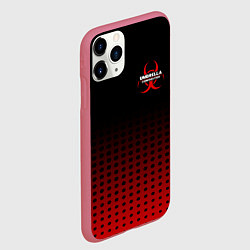 Чехол iPhone 11 Pro матовый Umbrella, цвет: 3D-малиновый — фото 2