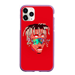 Чехол iPhone 11 Pro матовый Juice WRLD, цвет: 3D-фиолетовый