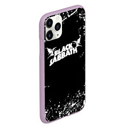 Чехол iPhone 11 Pro матовый Black Sabbath, цвет: 3D-сиреневый — фото 2