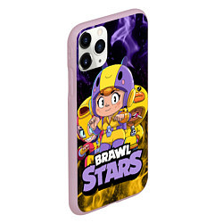 Чехол iPhone 11 Pro матовый BRAWL STARS BEA, цвет: 3D-розовый — фото 2