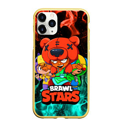 Чехол iPhone 11 Pro матовый BRAWL STARS NITA, цвет: 3D-желтый