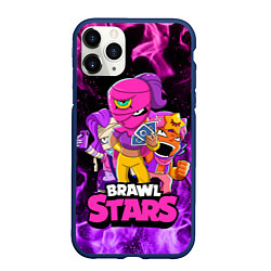 Чехол iPhone 11 Pro матовый BRAWL STARS TARA, цвет: 3D-тёмно-синий