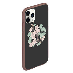 Чехол iPhone 11 Pro матовый САКУРА, цвет: 3D-коричневый — фото 2