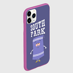 Чехол iPhone 11 Pro матовый South Park Полотенчико, цвет: 3D-фиолетовый — фото 2
