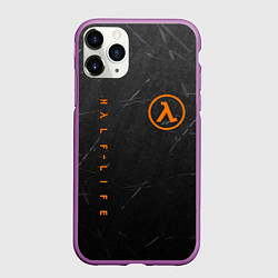 Чехол iPhone 11 Pro матовый HALF-LIFE, цвет: 3D-фиолетовый