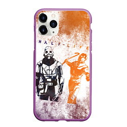 Чехол iPhone 11 Pro матовый Half life attack