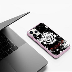 Чехол iPhone 11 Pro матовый OVERLORD, цвет: 3D-розовый — фото 2