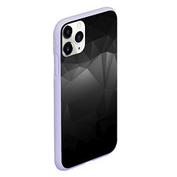 Чехол iPhone 11 Pro матовый GRAY GEOMETRY, цвет: 3D-светло-сиреневый — фото 2