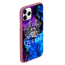 Чехол iPhone 11 Pro матовый QUEEN, цвет: 3D-малиновый — фото 2