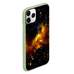 Чехол iPhone 11 Pro матовый STARS, цвет: 3D-салатовый — фото 2
