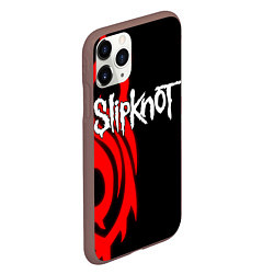 Чехол iPhone 11 Pro матовый Slipknot 7, цвет: 3D-коричневый — фото 2