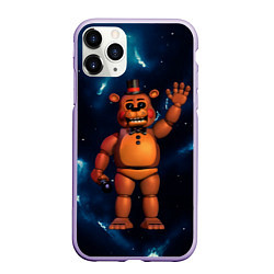 Чехол iPhone 11 Pro матовый Five Nights At Freddys, цвет: 3D-светло-сиреневый