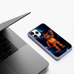 Чехол iPhone 11 Pro матовый Five Nights At Freddys, цвет: 3D-светло-сиреневый — фото 2