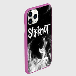 Чехол iPhone 11 Pro матовый SLIPKNOT, цвет: 3D-фиолетовый — фото 2