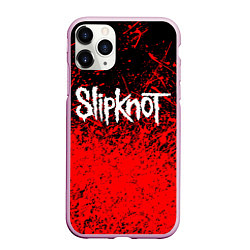 Чехол iPhone 11 Pro матовый SLIPKNOT, цвет: 3D-розовый