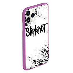 Чехол iPhone 11 Pro матовый SLIPKNOT, цвет: 3D-фиолетовый — фото 2