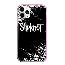 Чехол iPhone 11 Pro матовый SLIPKNOT, цвет: 3D-розовый