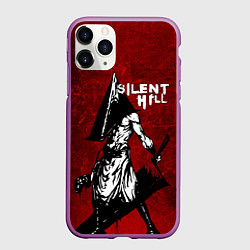 Чехол iPhone 11 Pro матовый SILENT HILL, цвет: 3D-фиолетовый