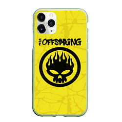Чехол iPhone 11 Pro матовый The Offspring, цвет: 3D-салатовый