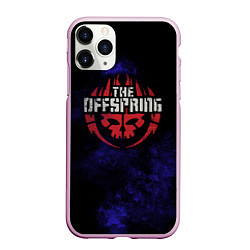 Чехол iPhone 11 Pro матовый Offspring, цвет: 3D-розовый