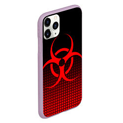 Чехол iPhone 11 Pro матовый BIOHAZARD, цвет: 3D-сиреневый — фото 2