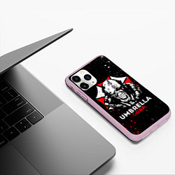 Чехол iPhone 11 Pro матовый RESIDENT EVIL 3, цвет: 3D-розовый — фото 2