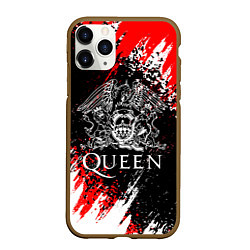 Чехол iPhone 11 Pro матовый QUEEN, цвет: 3D-коричневый