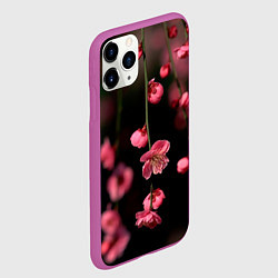 Чехол iPhone 11 Pro матовый Весна 2020, цвет: 3D-фиолетовый — фото 2