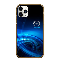 Чехол iPhone 11 Pro матовый MAZDA, цвет: 3D-коричневый