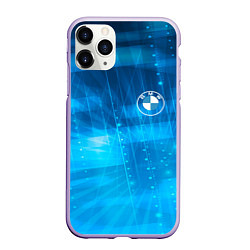 Чехол iPhone 11 Pro матовый BMW, цвет: 3D-светло-сиреневый