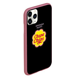 Чехол iPhone 11 Pro матовый Chupa chups, цвет: 3D-малиновый — фото 2