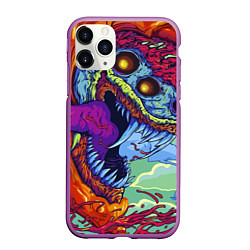 Чехол iPhone 11 Pro матовый HYPERBEAST, цвет: 3D-фиолетовый