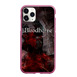 Чехол iPhone 11 Pro матовый Bloodborne, цвет: 3D-малиновый