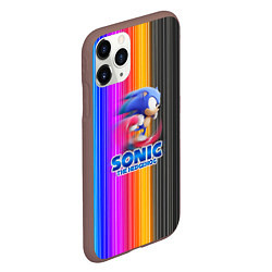 Чехол iPhone 11 Pro матовый SONIC 2020, цвет: 3D-коричневый — фото 2
