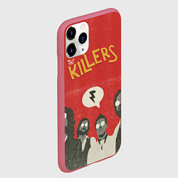 Чехол iPhone 11 Pro матовый The Killers, цвет: 3D-малиновый — фото 2