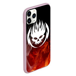 Чехол iPhone 11 Pro матовый THE OFFSPRING, цвет: 3D-розовый — фото 2