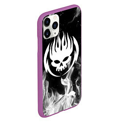 Чехол iPhone 11 Pro матовый THE OFFSPRING, цвет: 3D-фиолетовый — фото 2