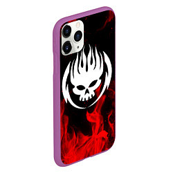 Чехол iPhone 11 Pro матовый THE OFFSPRING, цвет: 3D-фиолетовый — фото 2