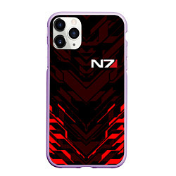 Чехол iPhone 11 Pro матовый MASS EFFECT N7