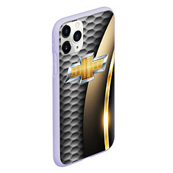 Чехол iPhone 11 Pro матовый CHEVROLET, цвет: 3D-светло-сиреневый — фото 2