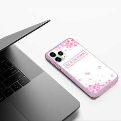 Чехол iPhone 11 Pro матовый BLACKPINK, цвет: 3D-розовый — фото 2